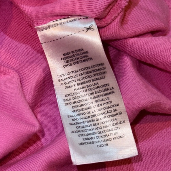 Ralph Lauren Bright Pink V-Neck Short Sleeve Top - Picture 4 of 9